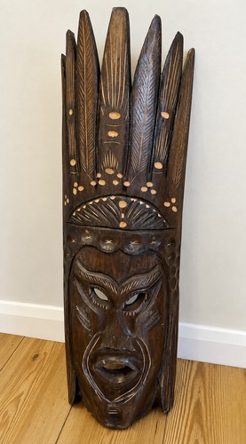 Large hand carved wooden - large,