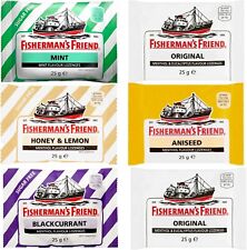 6 X Fisherman's Friend Mixed Flavours Sugar Free Lozenges 25g each
