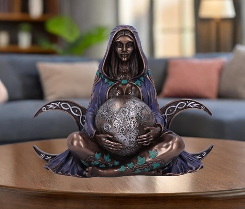 Large triple moon goddess - triple,