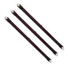 3 x 800 Watt 188 mm 7 1/2" 2.4 kW Infrared Parasol Patio Heater Lamp Bulb Tube
