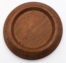 WINDSOR CASTLE ST GEORGE'S CHAPEL OAK DISH 1474 SALVAGED 20TH CENTURY