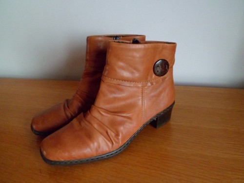 Ladies tan leather rieker - ladies,