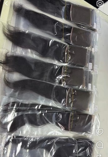 Straight human hair - straight,