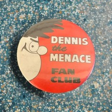 Vintage Retro Dennis The Menace Badge. I13
