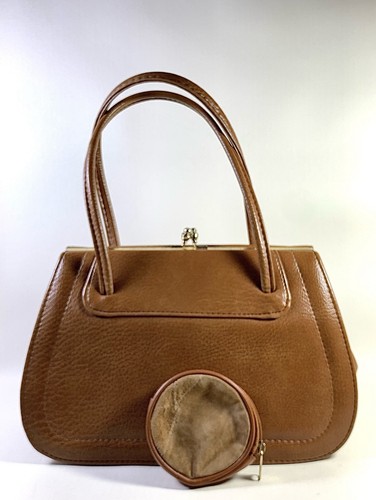 Vintage 1960s tan - vintage, vinyl