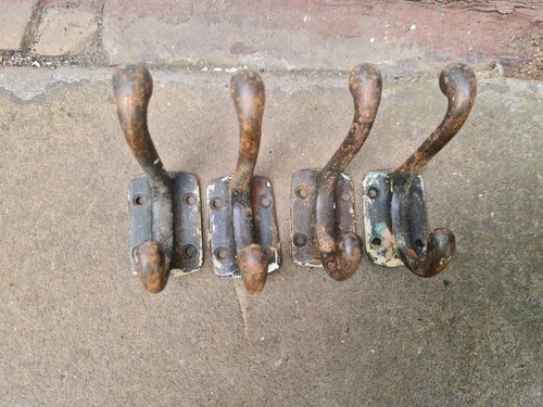 Old metal vintage coat - x,