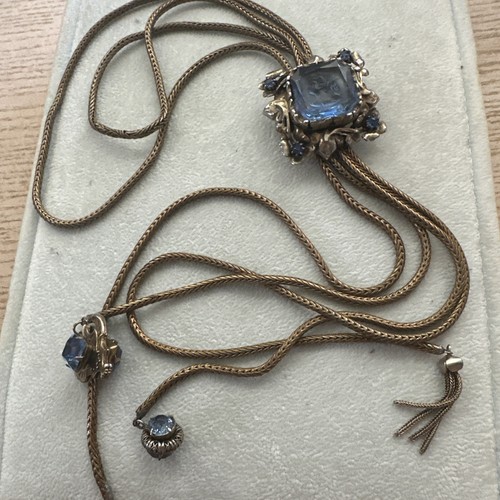 Victorian era tassel necklace - tassel,