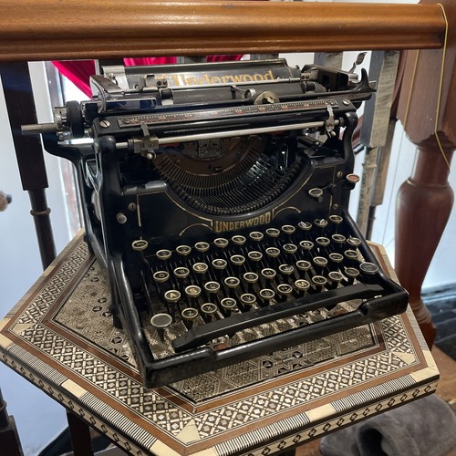 Underwood typewriter art deco - underwood,
