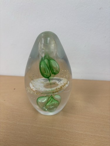 Art blown glass oblong - glass, egg