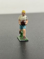 Vintage Lead Eire Boy Running w/ Football or Bag? Railroad Figures Model Trains