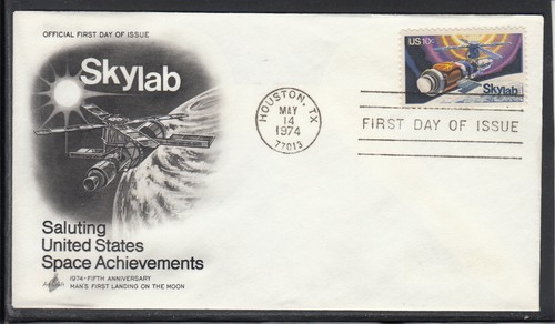 Skylab fdc houston 14 74 - fdc,, 05/14/74