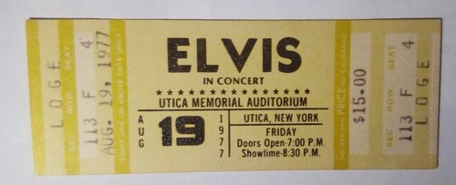 Elvis presley 19th august - elvis, 1977