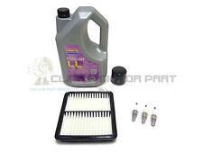 Daewoo Matiz 800cc 1.0 Service Kit Oil & Air Filter 3 Spark Plugs 5L Engine Oil