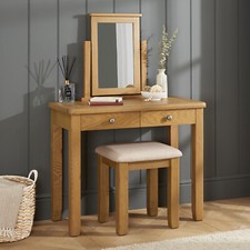 Dressing table set with - dressing, mirror