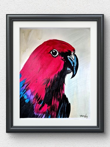 Original acrylic 11x14 female - acrylic,