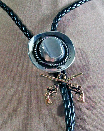 B40 western bolo - bolo, silver