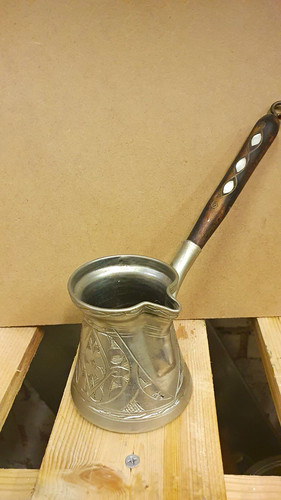 Engraved metal turkish coffee - engraved,