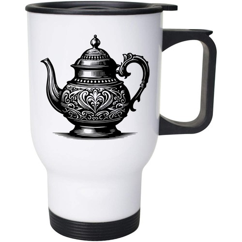 Fancy teapot travel mug - travel,