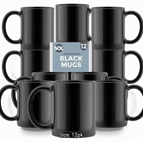 Sol stoneware black - sol, coffee