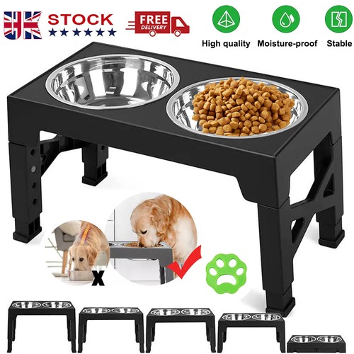 Large dog food feeding stand - food,