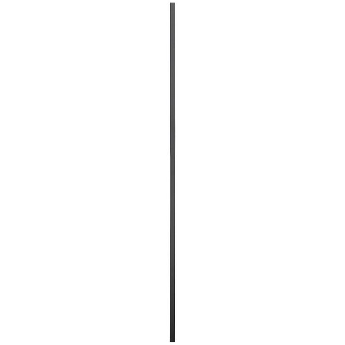 Matt black iron square stair - square,