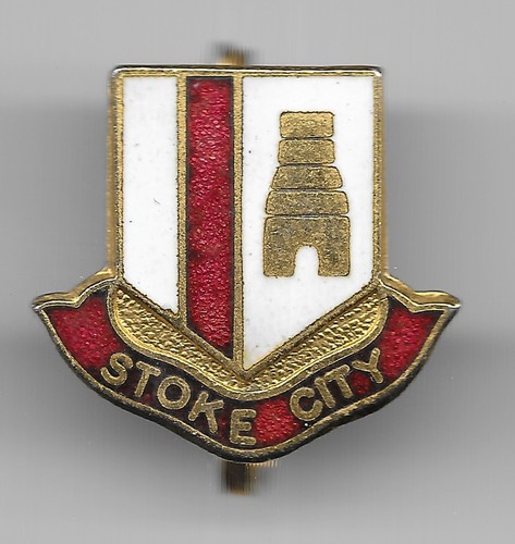 Vintage stoke city enamel - stoke,