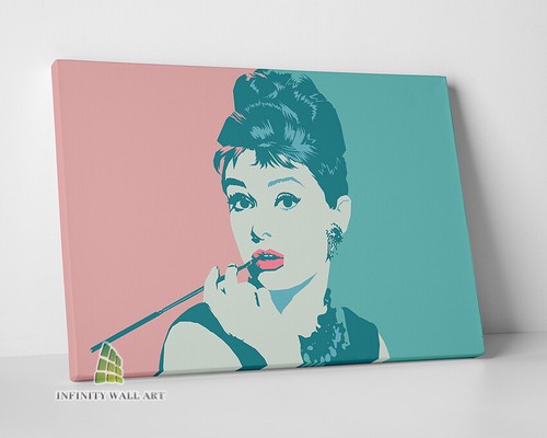 Audrey hepburn pink teal - hepburn,