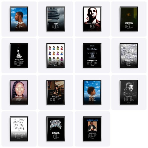 Drake album posters - , music