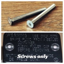 CBR 500 R HONDA ***NEW*** REAR BRAKE OIL RESERVOIR CAP SCREWS 2013 - 18