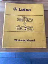 Lotus Elite + Eclat workshop