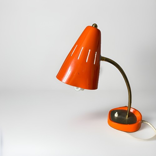Pifco orange desk - lamp, retro