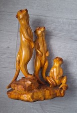 Resin Meerkats Sculpture