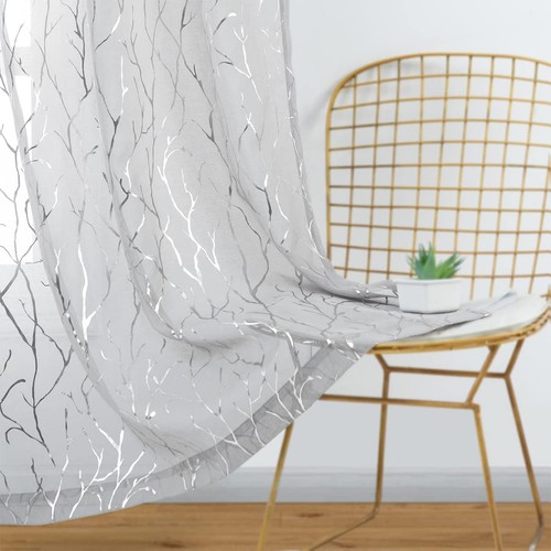 Kotile grey voile curtains - kotile,