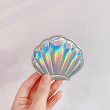  Seashell Compact Mirror Foldable Travel Portable for Girl Makeup Small
