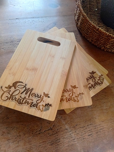 1pc bamboo christmas cutting - 1pc,