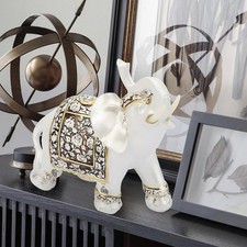 Elephant Figurine Thai White