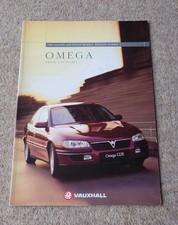 Vauxhall Omega Range Brochure 1996 No1 Select, GLS ,CD, CDX & Tourer