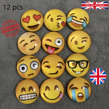 12x Smile Face Glass Fridge