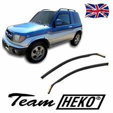 Heko Wind Deflectors For Mitsubishi Pajero Pinin 3-Door 1998-2007 2PC Tinted