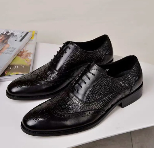 Mens leather brogues smart - mens,