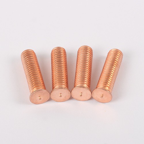 Copper plated steel weld - copper, studs