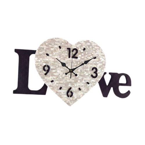 Heart shaped wall clock - shaped,