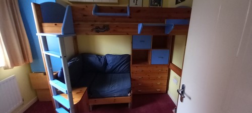 Stompa high sleeper - high, with