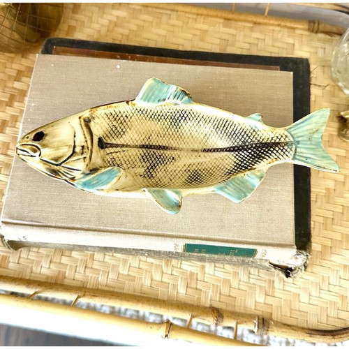 Fish ashtray trout shaped - fish,