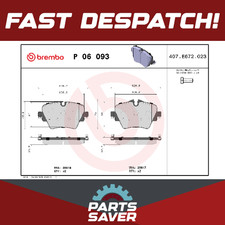 Brake Pads Set fits MINI