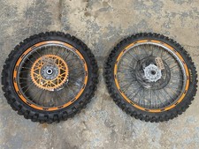 KTM SX 250 1993 Pair Of Wheels Sprocket Disk