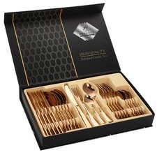 24Pcs Stainless Steel Cutlery