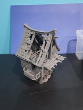 Ruined House (F) - Fantasy Wargaming Terrain 28mm - Mordheim,Frostgrave, DnD