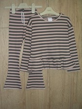 Zara Girls Pink Brown Stripe
