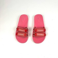 Chanel Logo Sandals